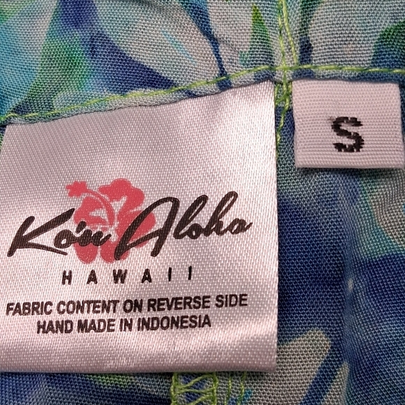 Ko'u Aloha Hawaii Floral Dress   Size S - Picture 14 of 14